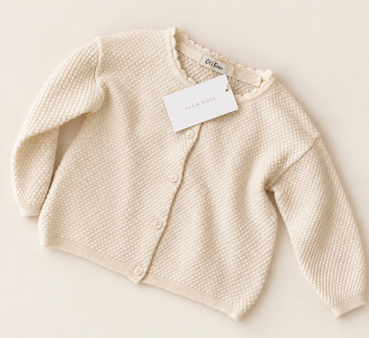 Mila Cream Cardigan