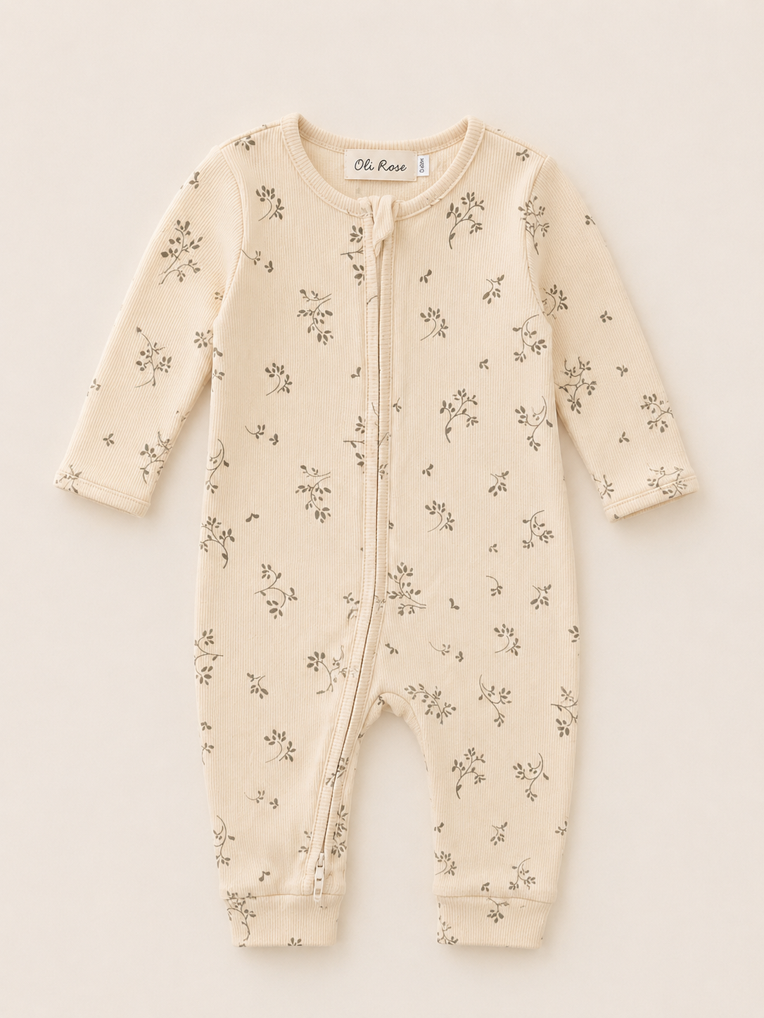 Neutral Floral One-piece
