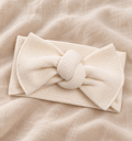 Ivory Waffle Bow Wrap